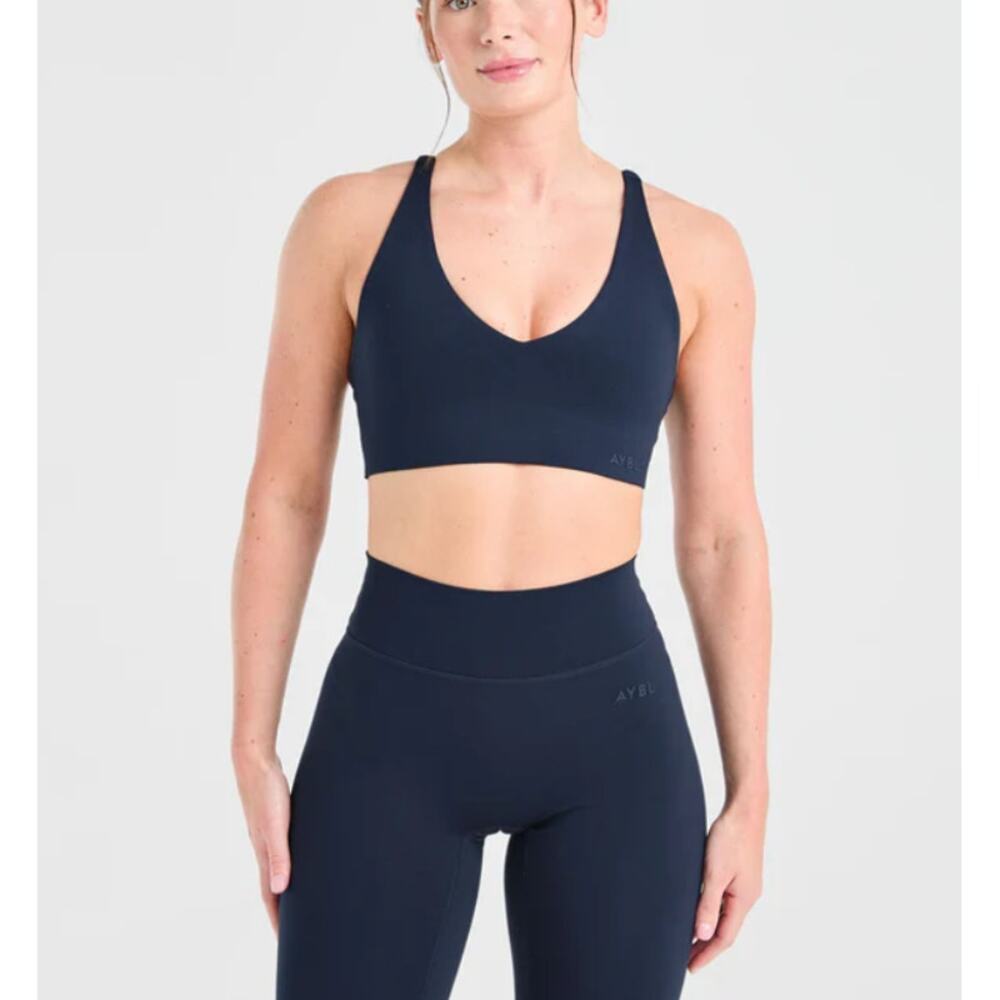 AYBL Navy Staple Sports Bra Size L